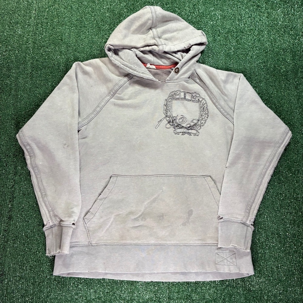 Y2K Old Navy Embroidered Shield Hoodie